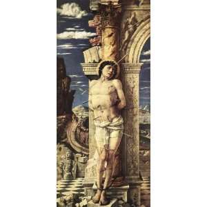   Oil Reproduction   Andrea Mantegna   32 x 70 inches   St Sebastian