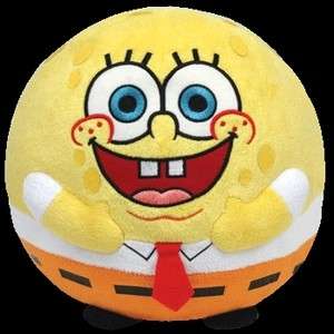   Spongebob Squarepants Beanie Ballz Balls Toy Plush Animal, 8  