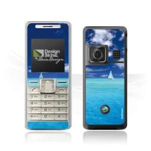  Design Skins for Sony Ericsson K220i   Blue Sailing Design 