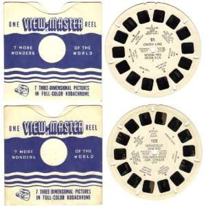  Vintage 1946   1960 Sawyers View Master Reels #21 and 