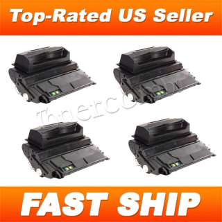 4PK HP Q5942X 42X LaserJet 4350 Black Toner Cartridge  