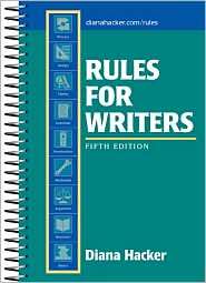 Rules for Writers, (0312406851), Diana Hacker, Textbooks   Barnes 
