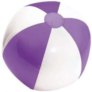  Lets Party By amscan Inflatable Stadium Ball   Purple & White 