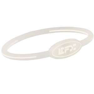 EFX Silicone Oval Wristband  Translucent/White  Sports 