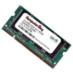   512MB DDR SODIMM (200 Pin) 400Mhz DDR400 PC3200 CL 3.0 512 MB