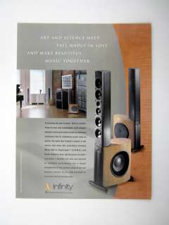 Infinity Prelude MTS Four Way Speaker System 2000 print Ad 