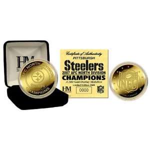  Pittsburgh Steelers 24KT Gold AFC North Division Champions 