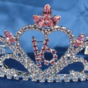 Princess Sweet 16 Birthday Tiara Crystal Crown 4470S  