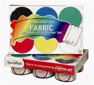   Screen Printing Starter Set with 6 Inks, 4oz jars SPE 4504  