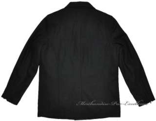   Mens BLACK RIVET Wool Blend Car WINTER Coat Jacket BLACK Size Large