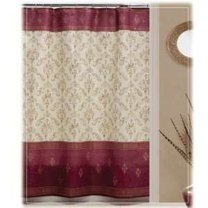  Royal Scroll Fabric Shower Curtain