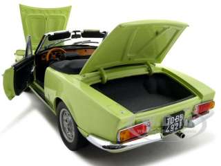 1970 FIAT 124 SPIDER BS1 YELLOW 1/18 PLATINUM MODEL  