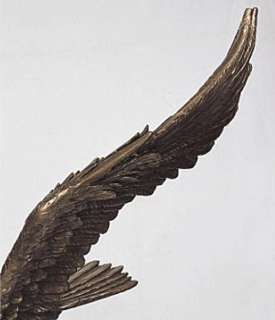 Large Wings Of Glory Flying Eagle Statue Bronze Finish  