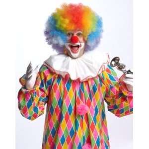  Adult Rainbow Afro Clown Wig 