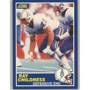  1989 Score #79 Ray Childress   Houston Oilers (Football 