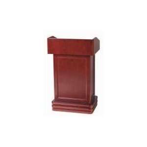  AARCO POD   1 Hardwood Podium with Cherry Finish Office 