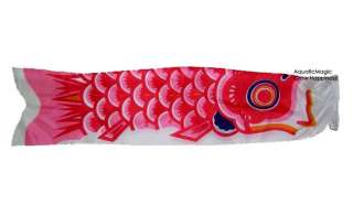 Red Koi Nobori Wind Sock Koinobori Fish Kite Gift INV  