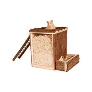   Products Natural Wood Digging Tower For Hamsters 10X9X8