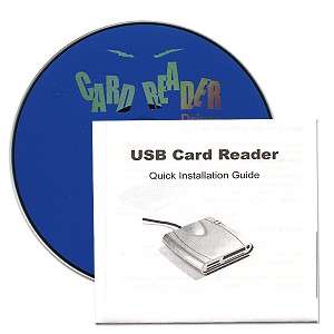 NEW EXTERNAL USB 7 IN 1 FLASH MEMORY CARD READER BEIGE  