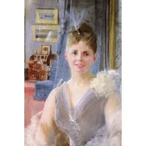   Anders Zorn   24 x 36 inches   Portrait Of Edith Pa