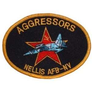   Air Force Nellis AFB NV Aggressors Patch 3 Patio, Lawn & Garden