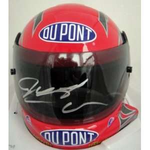  Dupont Jeff Gordon Signed RARE Hendrick Mini Helmet JSA 