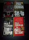   Paul Erdman books   Zero Coupon/Palace/​The Swiss Account/The Set Up