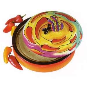 Clay Art Maraca Tortilla Warmer 