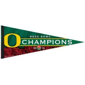 Oregon Ducks 2012 Rose Bowl Champions 12x30 Premium Quality Pennant
