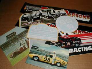  Copenhagen Racing #14 #55 1969 Ford Torino Sticker Postcard Lot  