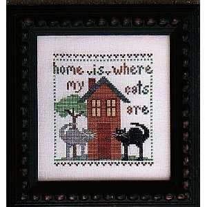  Home is Where My Cats Are   Cross Stitch Pattern