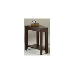  Hammary Espresso Chairside Table with Shelf