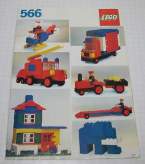 Lego 566 Basic Set Universal Building Set Classic Town 1981  