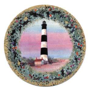 NEW P. Buckley Moss Bodie lighthouse Ornament  
