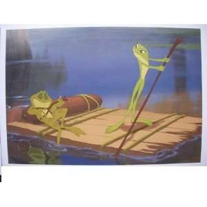 Princess and 1 Frog Tiana Exclusive Commemorative Lithograph 9x13 