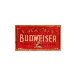   Tin Sign ~ Bottled At The Brewery Weathered ~ 8.5x16 