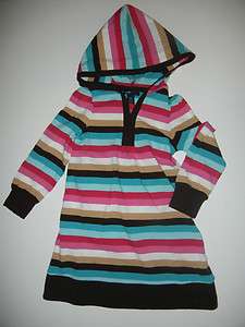 NEW Baby Gap Chelsea Hooded Stripe Dress 5T LR  