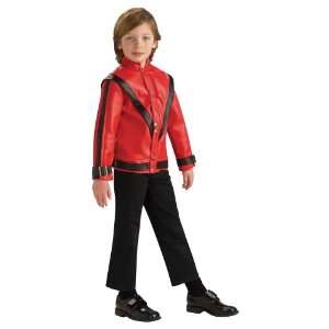   Deluxe Thriller Jacket Child / Red   Size Small (4 6) 