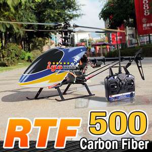 Carbon Fiber Metal 6CH 3D for tre​x 500 RTF 500 RC Helicopter  