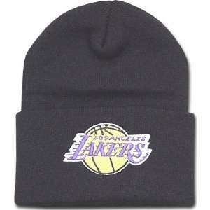  Los Angeles Lakers Black Arena Knit Cap