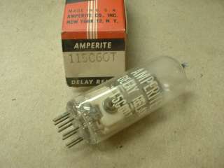 NOS AMPERITE 115C60T 60 SECOND THERMOSTATIC TIME DELAY RELAY BOX106 