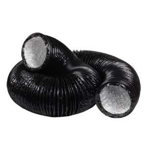  6 Vent 16.5 Insulated Flexible Duct Air Ducting Black 