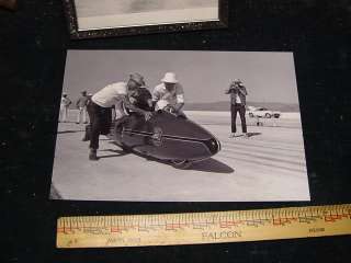 BURT MUNRO 8x10,Indian Motorcycle,BONNEVILLE Starting Line,August1963 