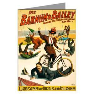   Barnum And BaileysGreatest Show On Earth Notecard set