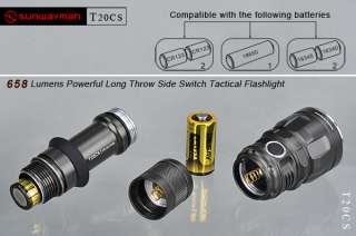   T20CS LED Flashlight with CREE U2 LED Up to 658 Lumens  