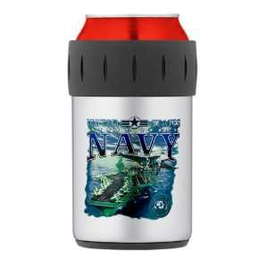   Koozie United States Navy Aircraft Carrier And Plane 