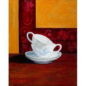  Tea Cups IIby Claire Pavlik Purgus 7 X 5 Poster