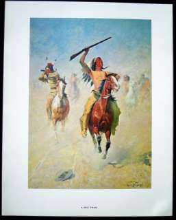 Print CHARLES SCHREYVOGEL American Indian War  