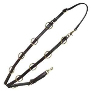    Tory Leather 10 Ring Western Training Martingale