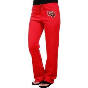 Western Kentucky Hilltoppers Ladies Logo Applique Sweatpants   Red